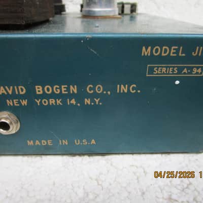 Bogen J130 Guitar Head, Series A94, 1955-58, Converted To Bassman image 2