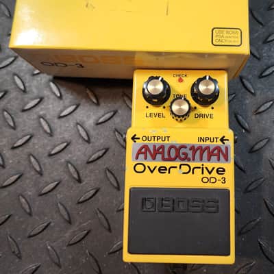 Boss OD-3 Overdrive Analogman Modded Super Mod | Reverb