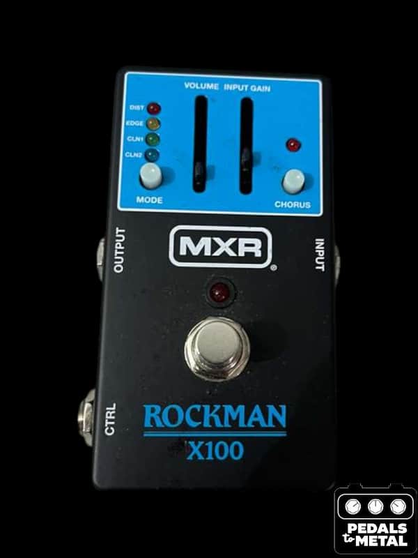 MXR MX100 Rockman X100 Analog Tone Processor 2025 - Present - Black / Blue - X18592 image 1