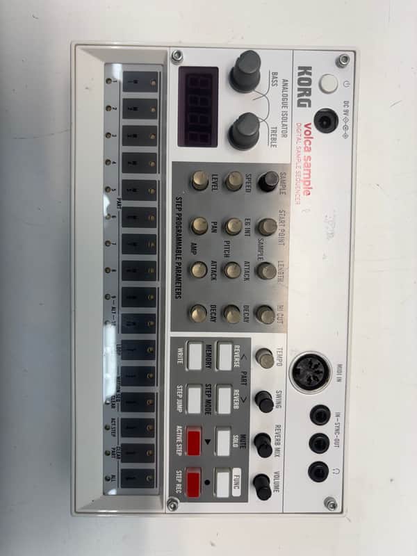 Korg Volca Sample Digital Sample Sequencer 2010s - White image 1