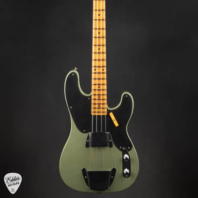 Fender Custom Shop Faded Aged Custom 1951 Precision Bass - Sage Green Metallic/Summer Showcase Event Instrument #XN04327 image 3