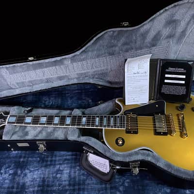 NEW ! 2022 Gibson Made 2 Measure Custom Shop Les Paul M2M Double Gold Authorized Dealer - Ultra RARE! Damaged by FedEx - SAVE! image 14