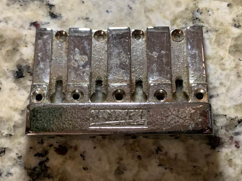 Washburn Bass Bridge  80’s-90’s Chrome image 1