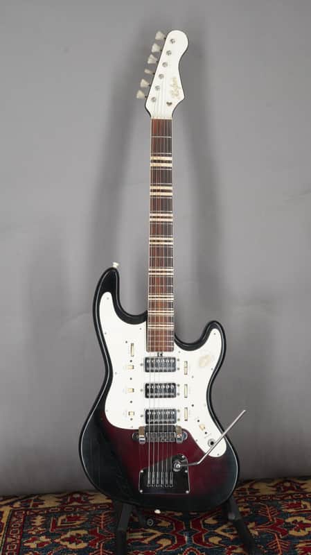 Hofner 176 Deluxe 1960s - Ruby Shaded w white headstock image 1