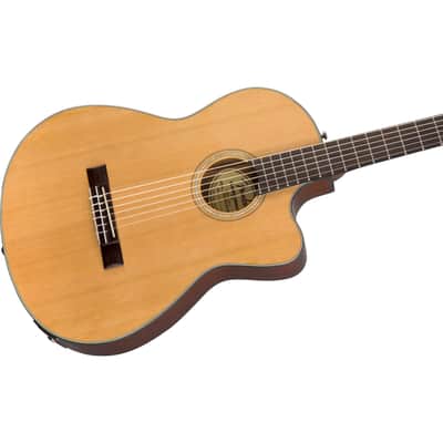 Fender CN-140SCE Thinline Concert Nylon String Acoustic Guitar image 5