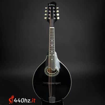 Eastman MD404 A-Style Oval-Hole Mandolin - Black image 1