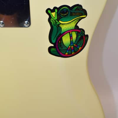 1994 Squier Standard Precision Bass 4-String Electric Bass Guitar, Rosewood Fingerboard, Antique White MIK image 12