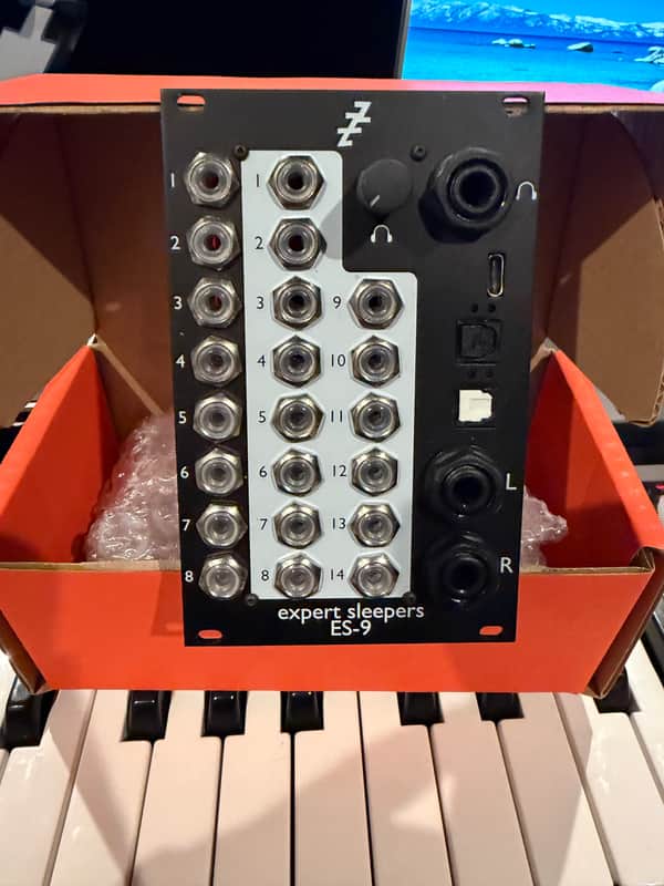Expert Sleepers ES-9 USB Interface Eurorack Synth Module 2020 - Present - Black image 1