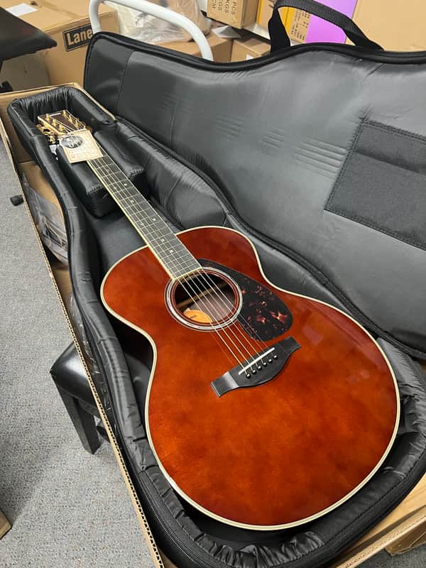 Yamaha Lj16 Dark Tinted Acoustic Guitar image 1