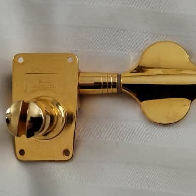 Jin Ho Gold Bass Tuners 2L + 2R (NOT 4 in a line) image 4