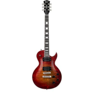 Electric Guitar Cort CR300 LP Deluxe Classic Rock, Flaming Burst image 1
