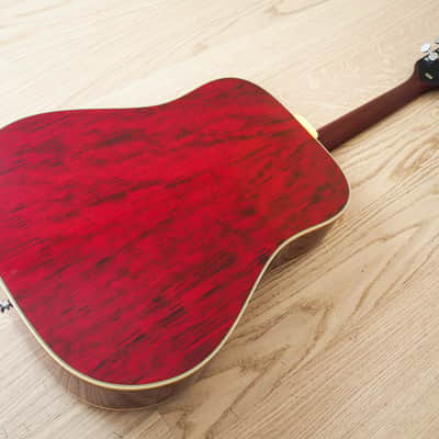 1960s Lyle 680-L Hummingbird Set Neck Vintage Dreadnought Acoustic Guitar Japan w/ Case image 17