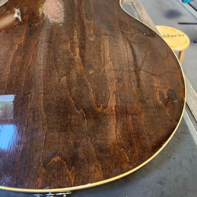 Vintage 1965 Epiphone (Kalamazoo) Granada E444T Thinline Archtop Electric Guitar - Sunburst with Gibson Case image 14
