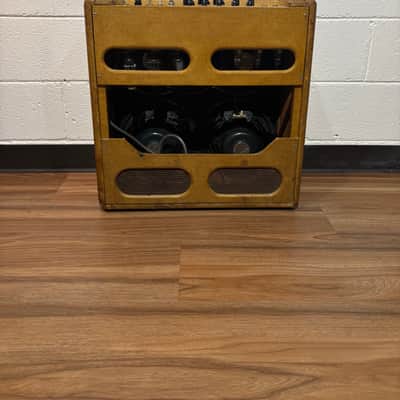 Fender Bassman 5E6-A Narrow Panel 40-Watt 4x10" Guitar Combo 1956 - Tweed - All Original! image 4