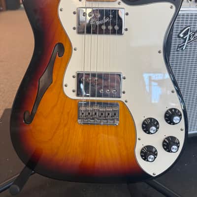 Fender Classic Series '72 Telecaster Thinline 2000 - 2018 - 3-Color Sunburst image 2