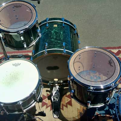 D'Amico Custom 5pc kit RARE 90s - Green Marble image 4