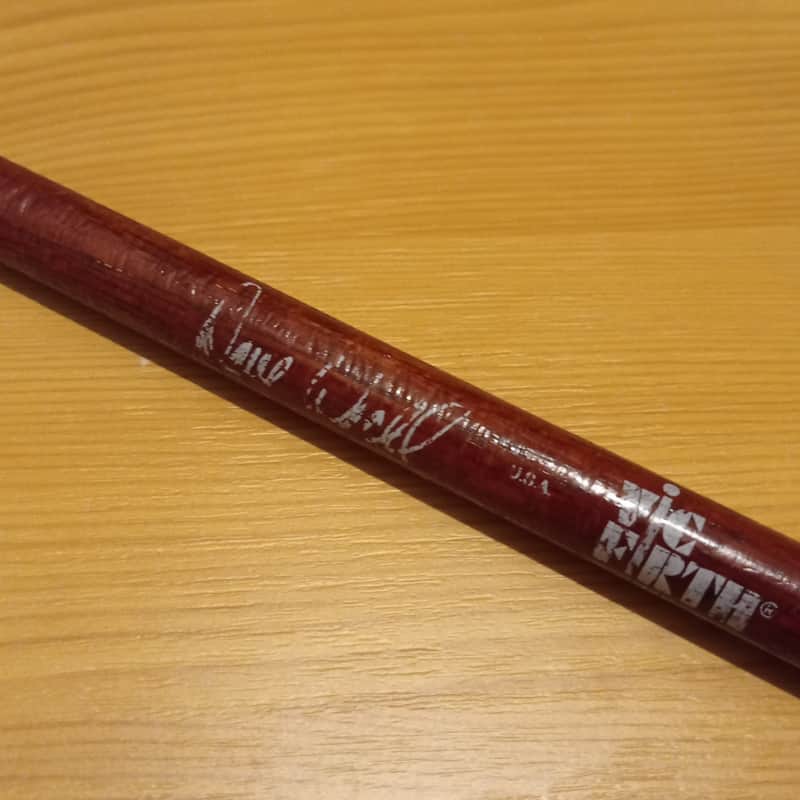 Vic Firth Rare Collectable Dave Weckl signature drum stick 90s - Coloured and lacquered Selected Hickory image 1