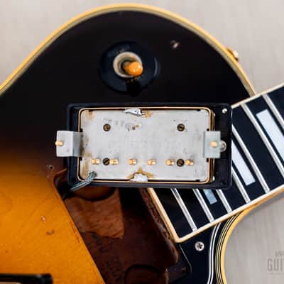 1976 Gibson Les Paul Custom Vintage Guitar Tobacco Sunburst w/ T Tops, Case image 18