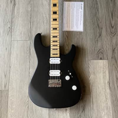 Sawtooth ST-M24AC-SBK Michael Angelo Batio Signed Guitar with gigbag Satin Blk image 1