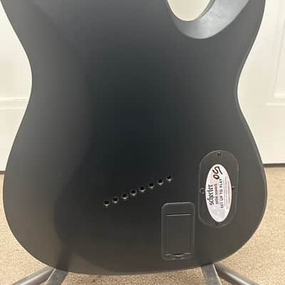 Schecter PT-8 MS Black Ops Left-Handed 8 String Multiscale Electric Guitar - Satin Black Open Pore image 4