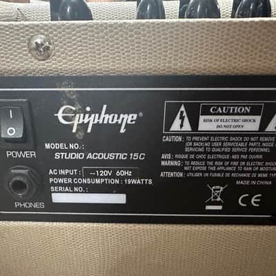Used Epiphone Studio Acoustic 15C Ampilier 15 Watt Local Pickup Item image 4