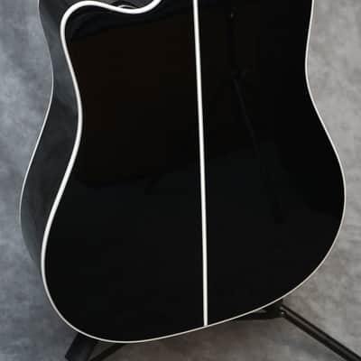 Takamine GD-38CE 12-String Acoustic Electric Guitar Black Finish - W/Setup & Bag image 3
