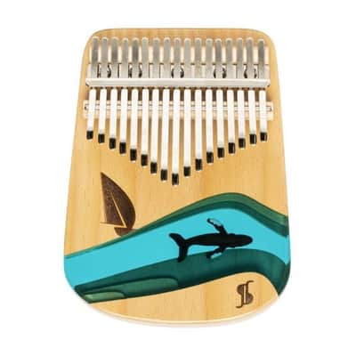 Stagg 17 Keys Professional Flat Base Kalimba, Ocean image 2