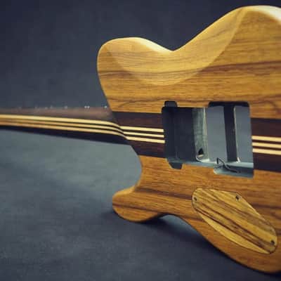 Halo Guitars SALVUS 7-string (27") Bare Knuckle Aftermath, Evertune, Neck Through, Burl Top 🤘🏻 image 4