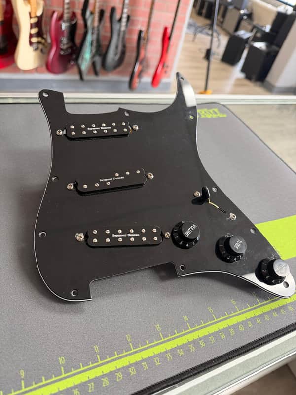 Seymour Duncan Everything Axe Pickguard Assembly 2010s - Black image 1