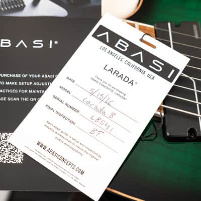 Abasi Larada 8 Custom Emerald Green image 18