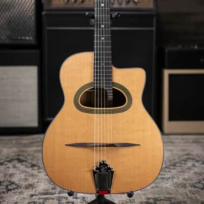 Eastman Guitars DM3 Grande Bouche Acoustic Guitar - Natural with Structured Gig Bag image 3