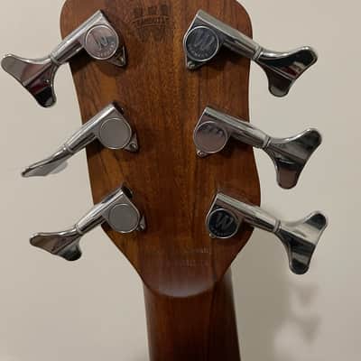 Lefty German team built Warwick Thumb bolt on 6 string Bubinga image 3