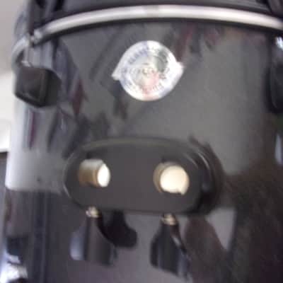 Ludwig 16" x 12" Sparkle Black Bass Drum Questlove Black Hardware w/ 2 Legs dings imagen 2