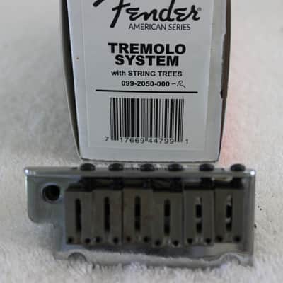 Fender American Series USA Aged/Relic Modern 2-point Chrome Stratocaster Tremolo Bridge Assembly 099-2050-000 image 4
