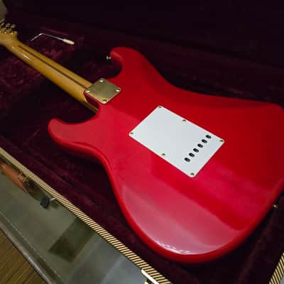 Rare! 1993 Fender Japan Custom Edition 50's Stratocaster ST57G Charcoal Red image 14