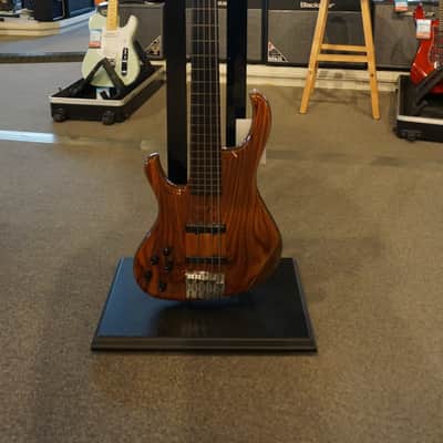 Kinal MK-5 Fretless Left Handed Bass 2000s Natural Cocobolo image 3