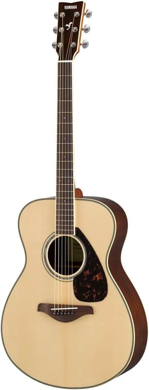 YAMAHA FS830★牛骨化★セルロイドピックガード★ Yamaha FS830 Solid Spruce Top Concert Acoustic Guitar Natural