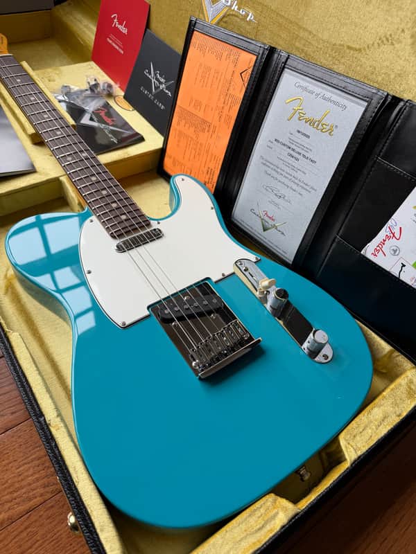 2025 Fender Custom Shop Telecaster Custom Deluxe W25 NOS - Taos Turquoise image 1