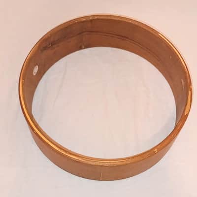 UNMARKED MULBERRY DRUM SHELL 10" DIAMETER  - SATIN STAIN - NO CLEAR COAT FREE SHIP TO C-USA! image 4