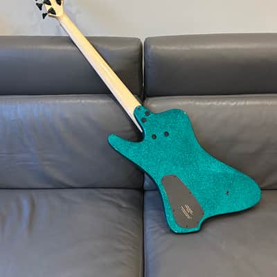 Dingwall D-Roc 5 string bass Standard gloss Aquamarine Metalflake image 6