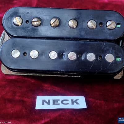 Early - Mid 1960s Gibson Patent Number Sticker Humbucker Pickups Matched Pair Non Pre T-Top 1965 image 10