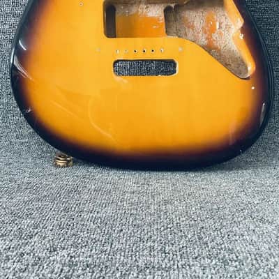 Tobacco Burst HSH Basswood Strat Style Guitar Body image 3