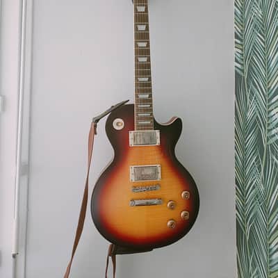 Epiphone Inspired By Gibson Les Paul 1959 Std  Outfit ADB 2022 - Aged Dark Burst image 1