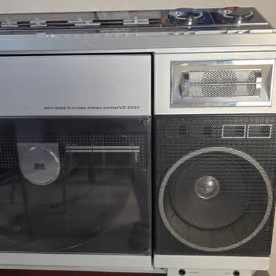 Sharp VZ-2000 Super Rare Vintage 1980 Vinyl Cassette Boombox Serviced Warranty image 5