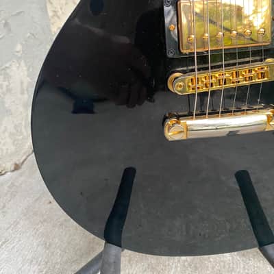 Gibson Les Paul Studio Push Pull Tone Guitar Center Exclusive- Ebony Gold Hardware image 6