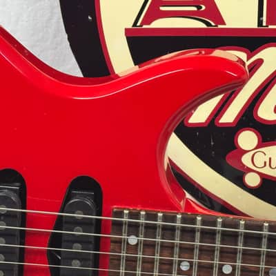 Hamer USA SS1 ss 1 Steve Stevens Signature Guitar with Case 1984 - Red image 3