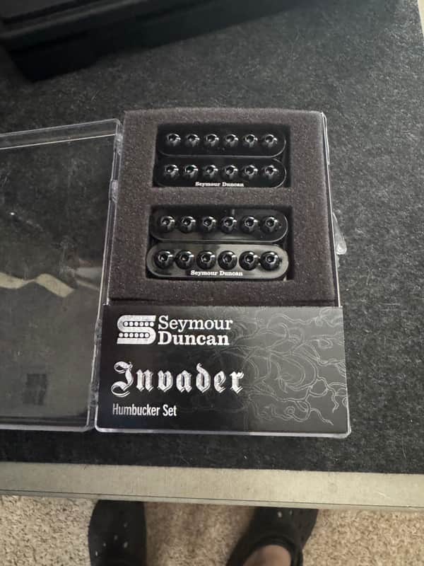 Seymour Duncan SH-8s Invader Humbucker Set 2010s - Black image 1