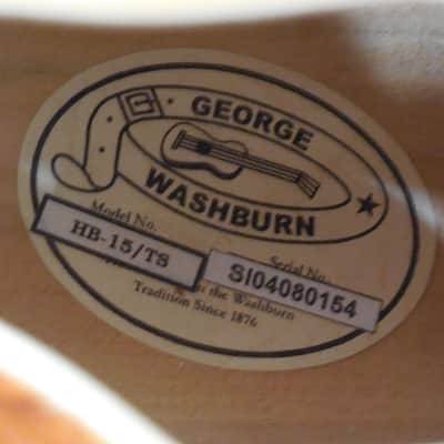 Washburn HB 15/TS Dark Vintage Sunburst image 5