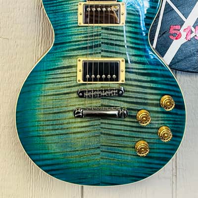 Gibson Les Paul Standard Plus 120th Anniversary 2014 - Ocean Water Perimeter image 1