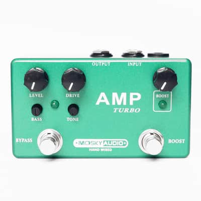 Mosky AMP TURBO Handmade Preamp Overdrive and Boost Guitar Effect True Bypass New image 1